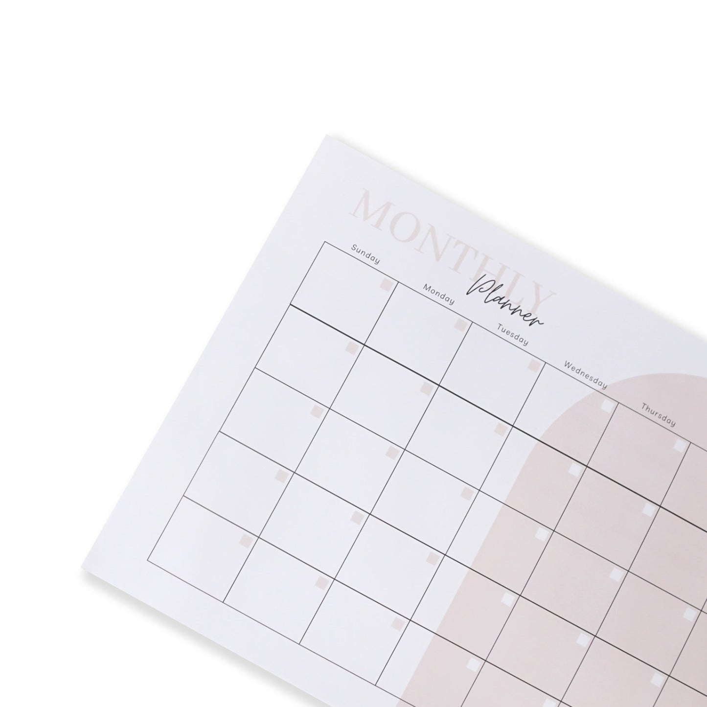 Bodhi Monthly Planner Pad