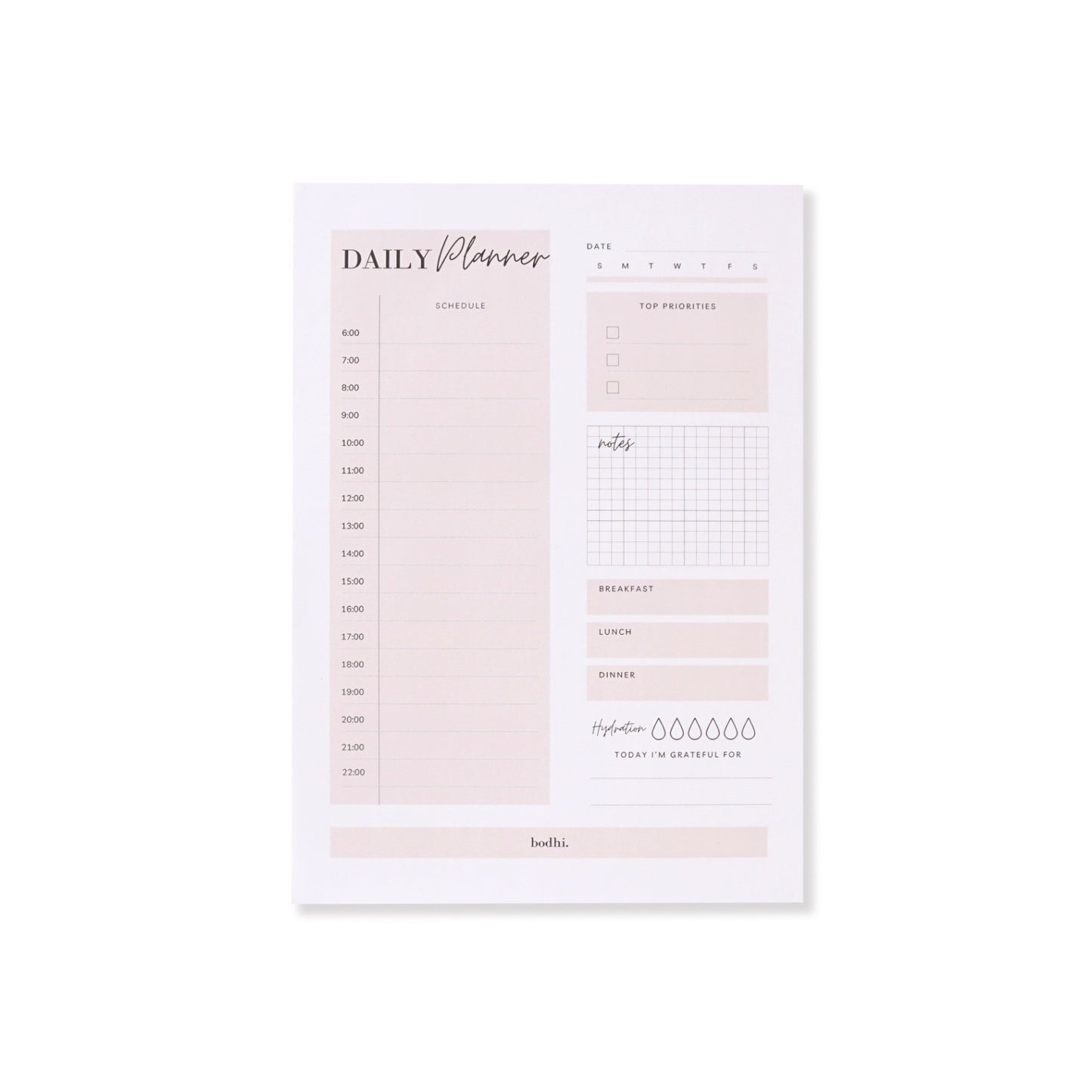 Bodhi Daily Planner