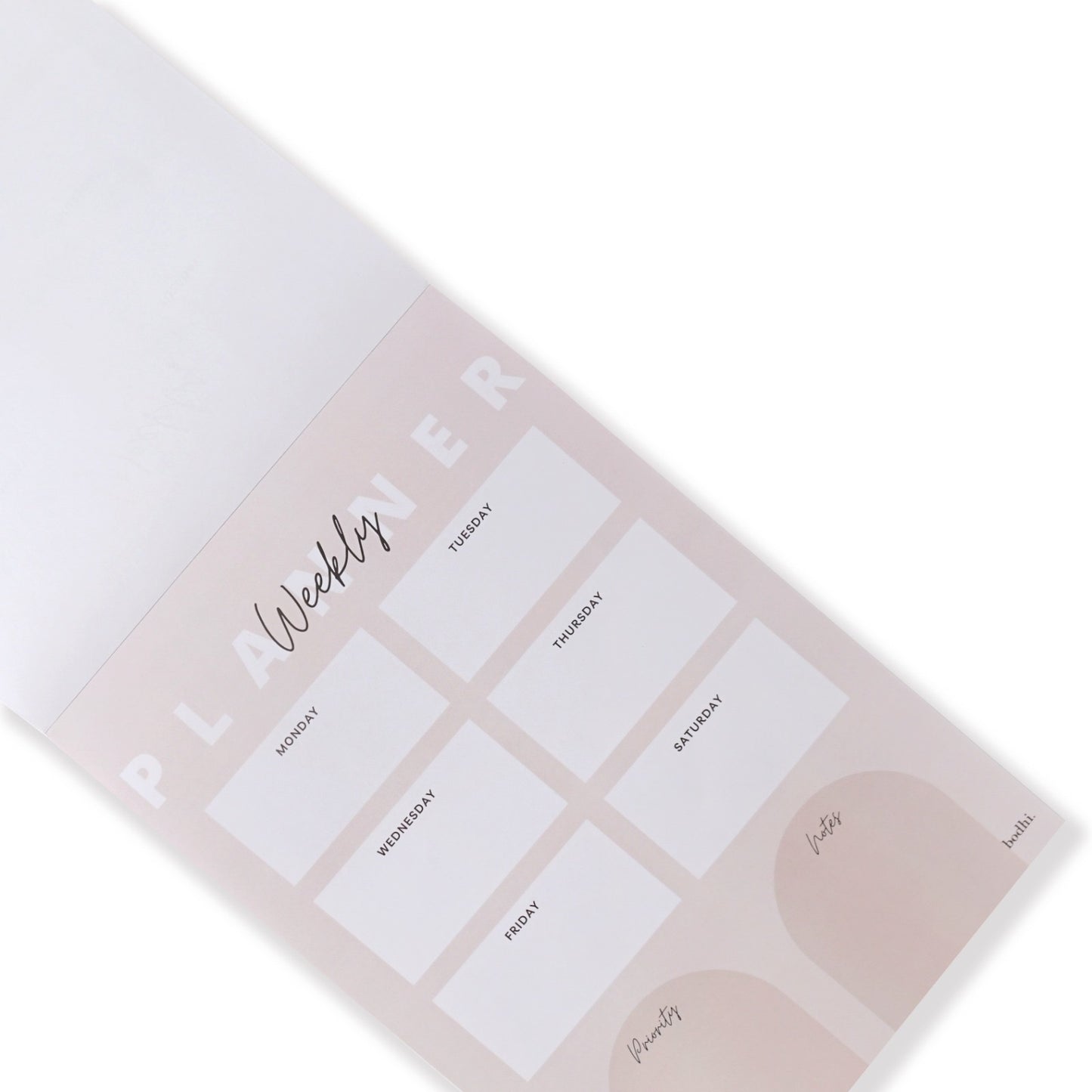 Bodhi Weekly Planner - Beige