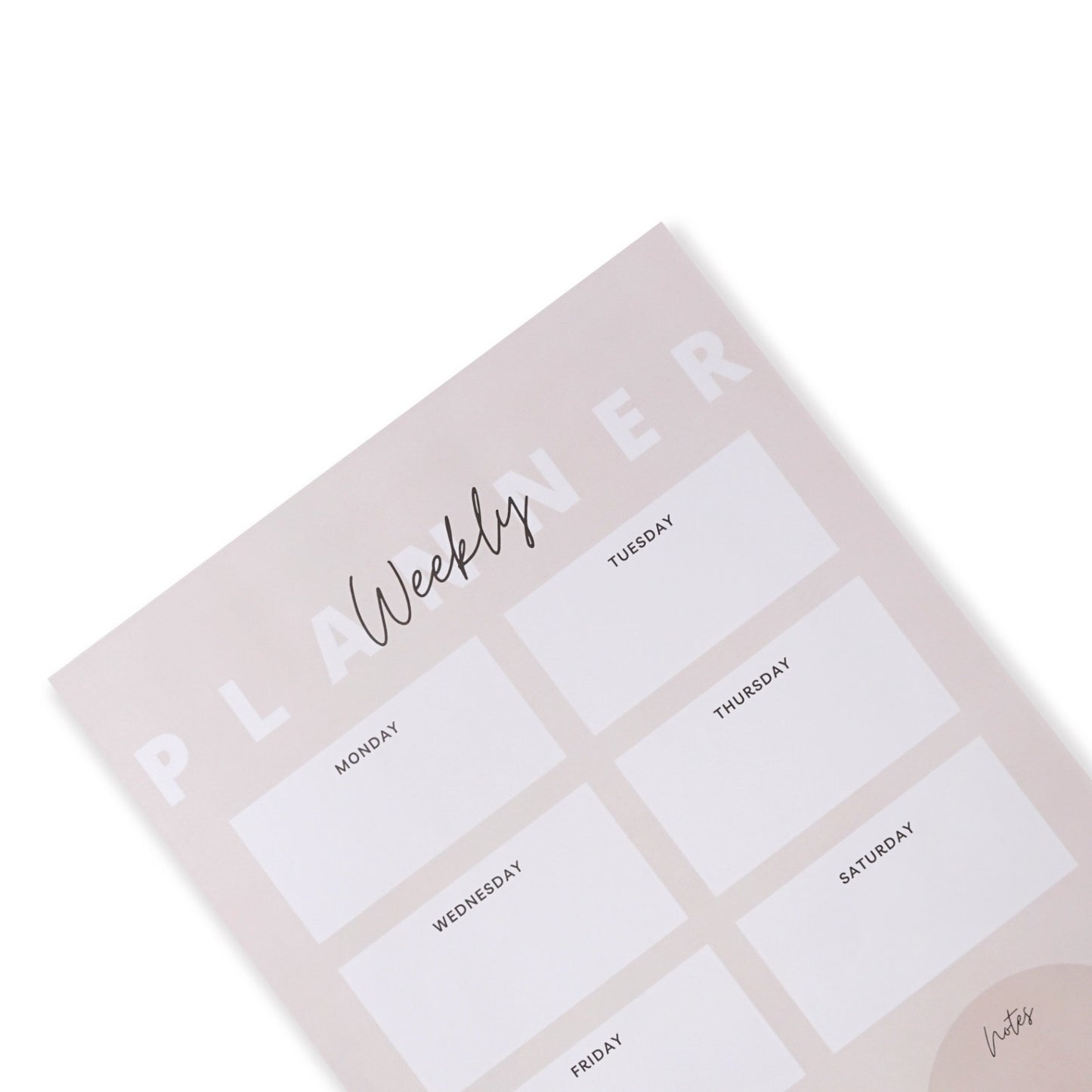 Bodhi Weekly Planner - Beige