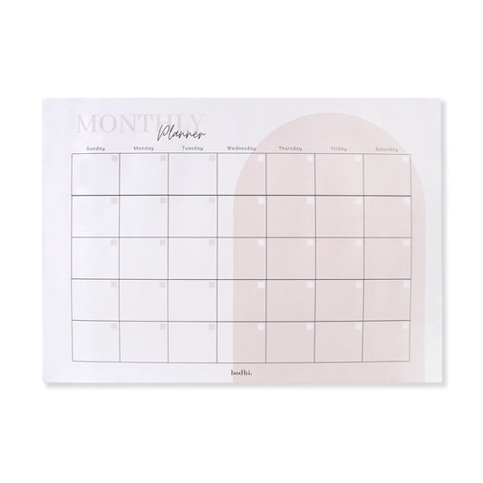 Bodhi Monthly Planner Pad