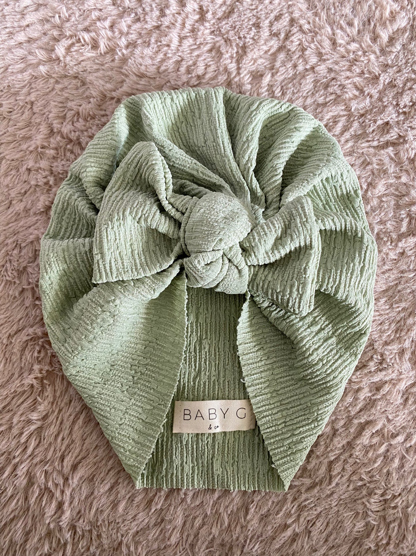 Baby G Bow Turban