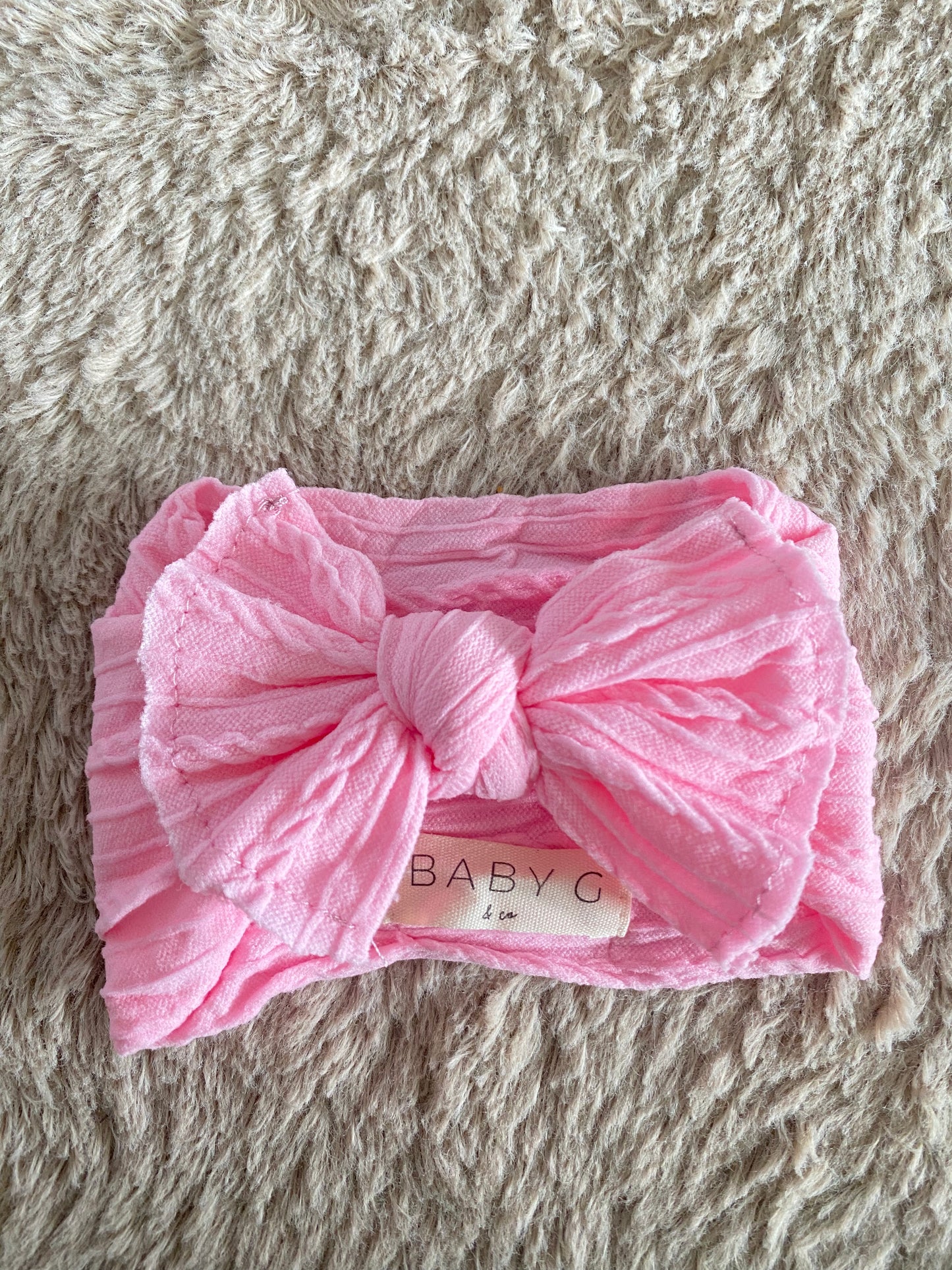 Baby G Super Soft Headband - Solid Colour