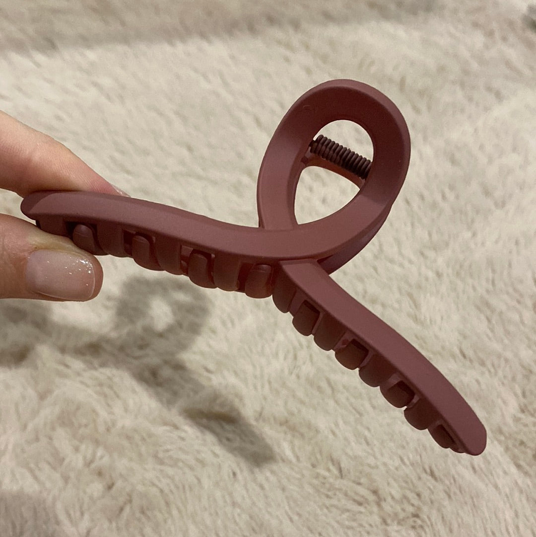 Twist Hair Claw - Mulberry